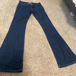 Blue Jean flare bottom low rise size 26